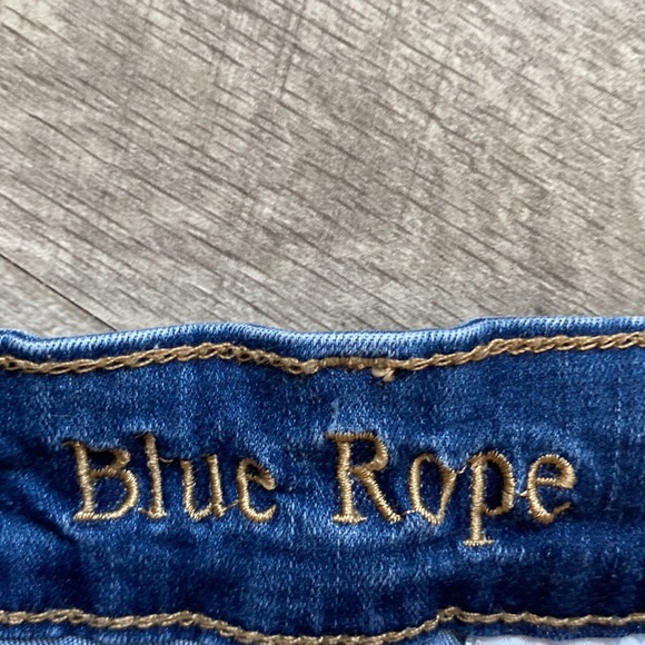 Blue rope shorts - Picture 2 of 10